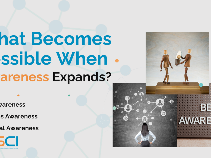 What Becomes Possible When Awareness Expands? Three dimensions of awareness: Self-Awareness, Systems Awareness and Practical Awareness.