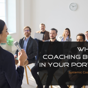 Team coaching illustration showing collaboration, alignment, and collective team performance in organizations